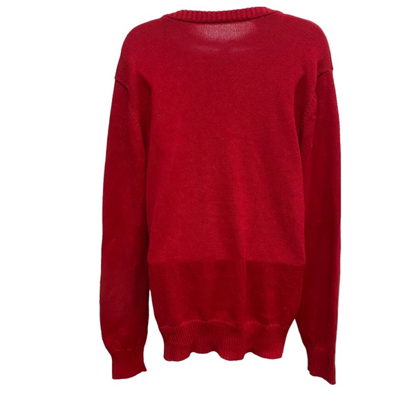 Elf Christmas sweater crewneck red medium Son of a Nutcracker Flawed - Picture 4 of 4